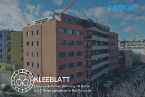 KLEEBLATT - Exklusive 4-Zimmer-Wohnung mit Balkon und 2 Tiefgaragenplätzen in Bad Cannstatt – Stuttgart – Vorschaubild 1