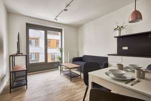Möbliert mit Balkon: exklusive 2-Zimmer-Wohnung – U5 27, 68161 Innenstadt/Jungbusch, Mannheim – Vorschaubild 2