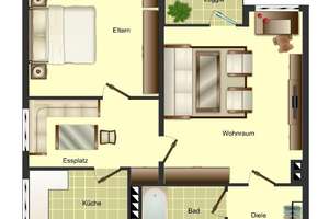 Demnächst frei! 2-Zimmer-Wohnung in Duisburg Neumühl – Rügenstraße 26, 47167 Neumühl, Duisburg – Vorschaubild 6