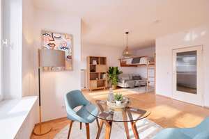 "Sonnige, freie Apartmentwohnung mit Westbalkon und Einbauküche in Nikolassee, bezugsfertig" – Kurstraße 1c, 14129 Nikolassee, Berlin – Vorschaubild 1