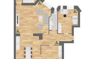 Großzügig geschnittene Altbauwohnung mit Erker und Balkon (vermietet) – Gieselerstraße 20, 10713 Wilmersdorf, Berlin – Vorschaubild 5
