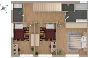 Außergewöhnliche 4-Zimmer-Wohnung in zentraler Lage von Landshut – Die vollständige Adresse der Immobilie erhältst du vom Anbieter., 84036 Achdorf, Landshut – Vorschaubild 3