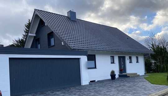 Bild von Attraktives Haus mit einer gehobenen Innenausstattung.