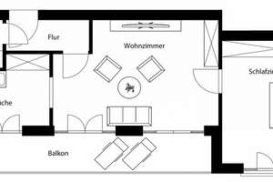 Moderne, hochwertig sanierte 2-Zimmer-Wohnung mit großem Balkon in Maxvorstadt/St.-Benno – Loristraße 20, 80335 Sankt Benno, München – Vorschaubild 10