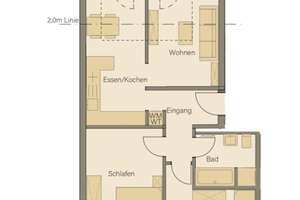 +++sanierte 3 Zimmer (8)DG-Wohnung// Balkon // Aufzug+++ – Jahnstr. 55, 9126 Lutherviertel, Chemnitz – Vorschaubild 10