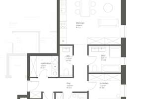 QNG-Neubau: 4-Zimmer-Wohnung mit Garten in ruhiger Sackgassenlage – Pommernstraße 12, 48167 Gremmendorf-West, Münster – Vorschaubild 3