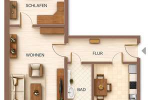 * Solide Kapitalanlage *
Helle und schöne 2-Raumwohnung mit Balkon 
(vermietet) – Die vollständige Adresse der Immobilie erhältst du vom Anbieter., 1237 Seidnitz/Dobritz, Dresden – Vorschaubild 8