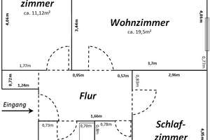 Gut geschnittene 3-Zimmer-Wohnung in Bremen/Osterholz – Lausanner 32, 28325 Tenever, Bremen – Vorschaubild 13
