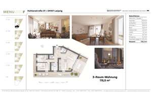 * Erstbezug * Traumwohnung im Dach mit Penthouse-Flair & großer umlaufender Terrasse * – Kohlenstraße 31, 4107 Zentrum-Südost, Leipzig – Vorschaubild 21