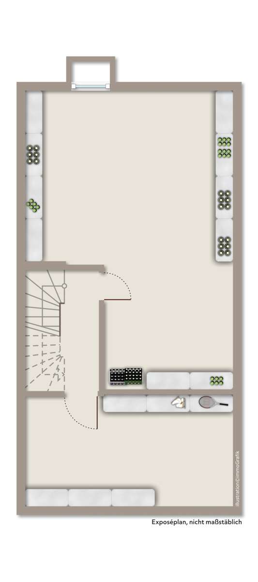 d-Grundriss Untergeschoss