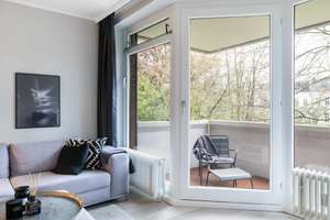 Möblierte stilvolle, sanierte 2-Zimmer-Wohnung mit Balkon in Hamburg – Mittelweg 91, 20149 Harvestehude, Hamburg – Vorschaubild 9