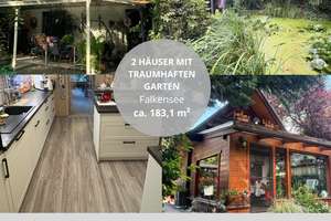 Falkensee: Wohnen + Arbeiten auf einem Grundstück, 2 x Häuser für Jung und Alt – Die vollständige Adresse der Immobilie erhältst du vom Anbieter., 14612 Falkensee – Vorschaubild 1