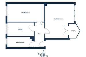 Charmante 2-Zimmer-Wohnung mit Loggia im denkmalgeschützten Altbau – 13407 Reinickendorf (Ortsteil), Berlin – Vorschaubild 15
