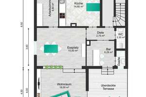 Außergewöhnliches Reiheneckhaus mit Pool, Dachterrassen-Potenzial und separatem Apartment – Virchowstr 82, 47805 Dießem/Lehmheide, Krefeld – Vorschaubild 17