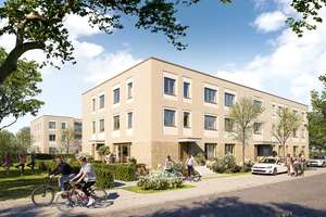 Erstbezug: Sonnige 1-Zimmer Erdgeschosswohnung mit Garten und Stellplatz in Münster-Gremmendorf – Norfolkweg 2, 48167 Gremmendorf-West, Münster – Vorschaubild 1