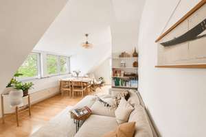 Kapitalanlage mit Charme – Individuelle 2-Zi-Dachgeschosswohnung (2003) in Köln-Sülz