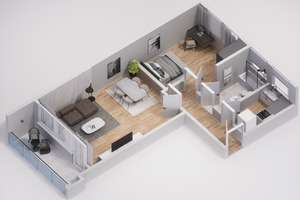 Stilvolles Wohnen auf zwei Zimmern mit Südbalkon und Garagenstellplatz – Obere Waiblinger Straße 112, 70374 Schmidener Vorstadt, Stuttgart – Vorschaubild 10
