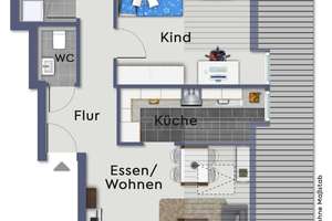 Provisionsfrei - Lichtdurchflutete Wohlfühlwohnung im Dachgeschoss – Die vollständige Adresse der Immobilie erhältst du vom Anbieter., 74348 Lauffen am Neckar – Vorschaubild 12
