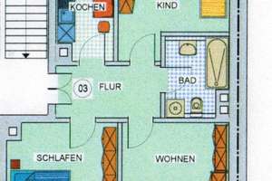 3 Zi-Wohnung + Küche mit EBK, Bad und Südbalkon – 4229 Stötteritz, Leipzig – Vorschaubild 12