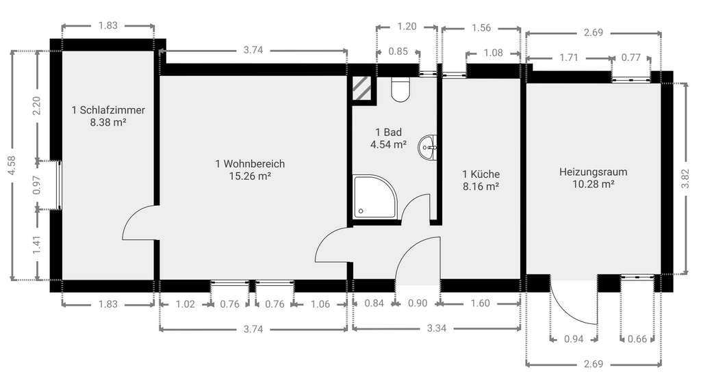Immobilie in Steinbach - 2 Gästehäuser in City-Lage von Steinbach - Bild 4