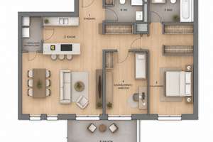 PREMIUM WOHNEN IN GRAFENTAL! 3,5 Zimmer, Ankleide Südbalkon, EBK plus TG-Stellplatz – Die vollständige Adresse der Immobilie erhältst du vom Anbieter., 40235 Flingern Nord, Düsseldorf – Vorschaubild 15