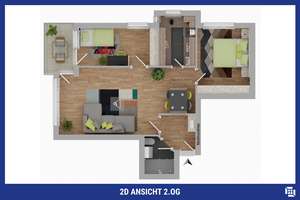 Einziehen & wohlfühlen: helle 3-Zimmer-Wohnung mit Süd-Balkon und TG-Stellplatz – Die vollständige Adresse der Immobilie erhältst du vom Anbieter., 70806 Kornwestheim – Vorschaubild 14
