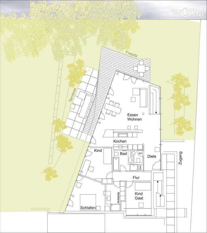 GR Vertrieb W1 EG mit Garten (