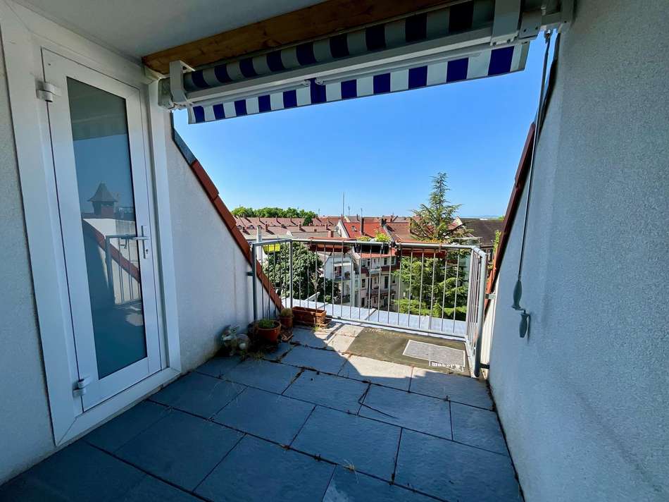 Balkon mit Blick ins Grüne