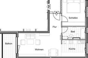 S-Giebel! Neuwertige 2-Zimmer-Wohnung mit gehobener Ausstattung! – Lurchweg 3, 70499 Giebel, Stuttgart – Vorschaubild 2
