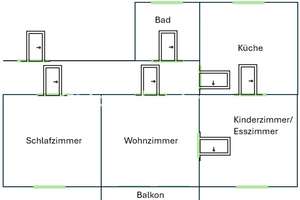 Tauschwohnung: 3-Zimmerwohnung Koeln-Suelz mit Balkon gegen 4-Zimmer – Die vollständige Adresse der Immobilie erhältst du vom Anbieter., 50937 Sülz, Köln – Vorschaubild 13