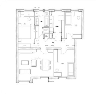 Vermietete 4 Zimmer Wohnung im EG Terrasse - Keller - modernisiert - provisionsfrei