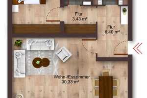 Helle 2,5-Zimmer-Wohnung mit EBK, Balkon & Garage– ruhig am Waldrand gelegen – Hildesheim (Kreis) – Vorschaubild 16