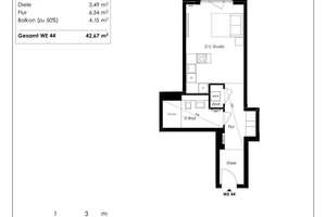 Barrierefrei: 1-Zimmer-Eigentumswohnung mit Balkon in Berlin-Weißensee! – Liebermannstraße  70, 13088 Weißensee, Berlin – Vorschaubild 11