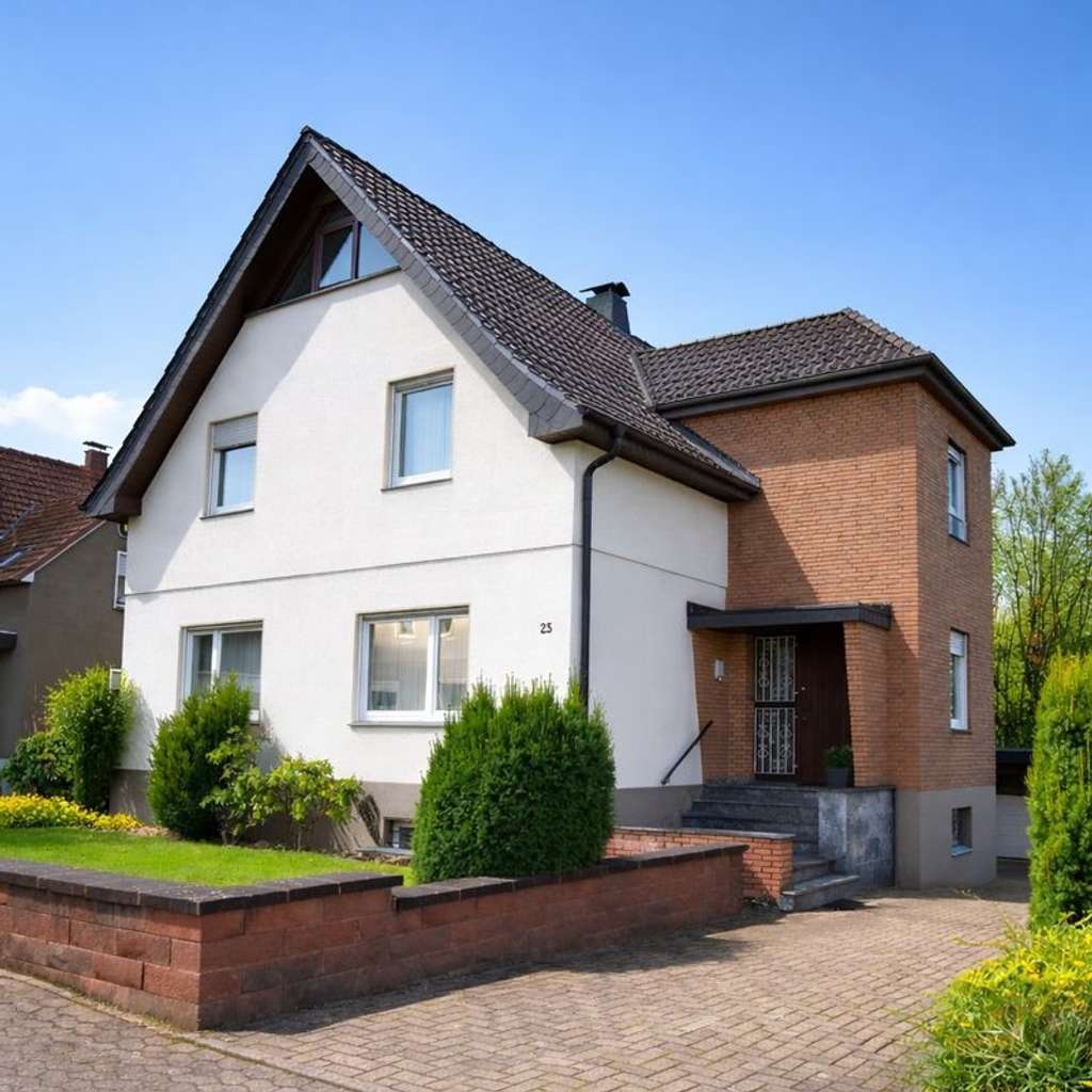 Immobilie in Hiddenhausen - Platz für Familie & Kapitalanleger: Modernisiertes Zweifamilienhaus in Hiddenhausen - Bild 0