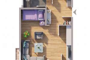 Wärmepumpe inklusive - gepflegte 1,5-Zimmer-Wohnung mit Balkon und TG – 70597 Degerloch (Ortsteil), Stuttgart – Vorschaubild 19