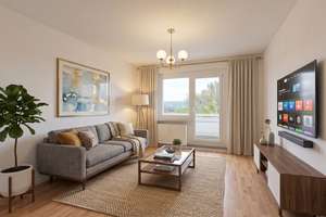 Mit Einbauküche und vom Südbalkon Top-Aussicht ins Erzgebirge! – Marie-Tilch-Straße 23, 9123 Hutholz, Chemnitz – Vorschaubild 3