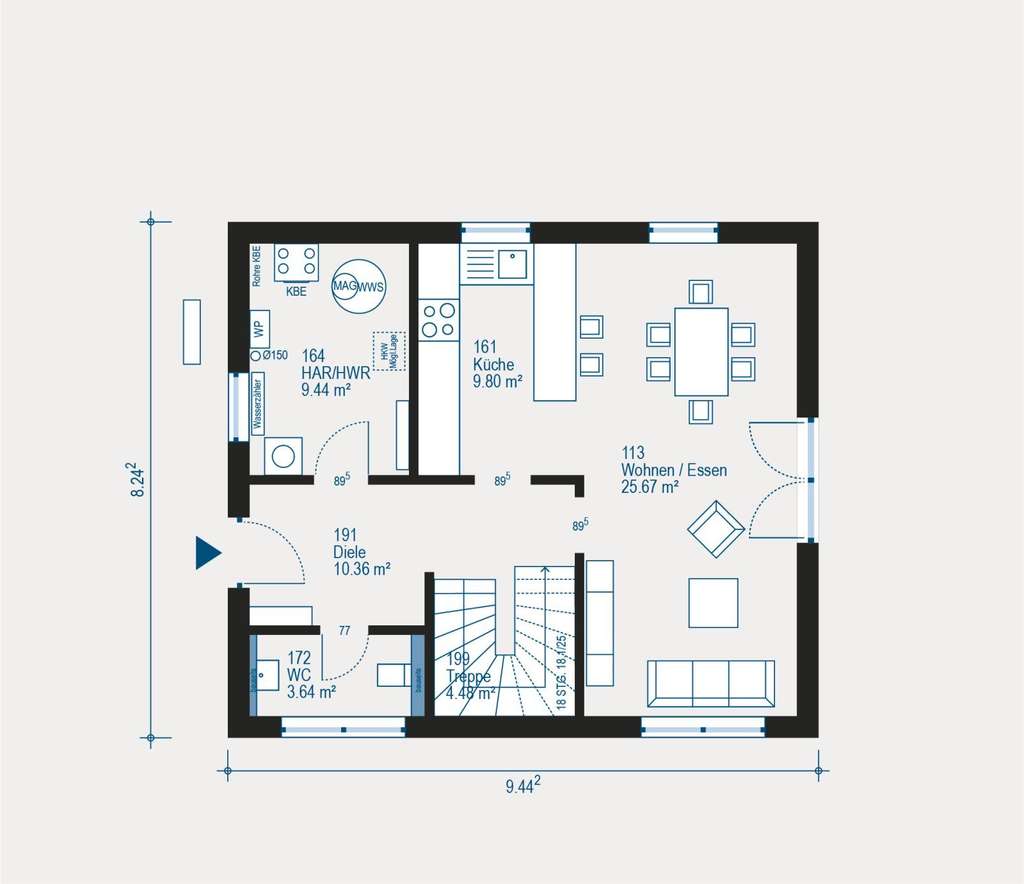 Immobilie in Krauchenwies - Neubaujuwel in bester Lage - Einfamilienhaus mit Anspruch - Bild 2