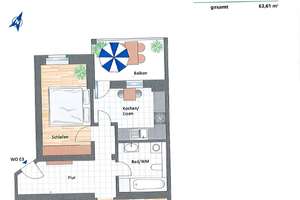 +++ 2 Zimmer Wohnung mit großem Balkon +++ – Schlachthofstraße 19, 8058 Pölbitz, Zwickau – Vorschaubild 19