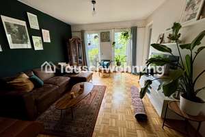 Tauschwohnung: Wunderschöne Wohnung mit 2 Balkonen und Garten