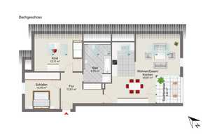 Neuwertige Dachgeschosswohnung mit Lift im beliebten Neu-Ulm - Pfuhl – Neu-Ulm (Kreis) – Vorschaubild 5