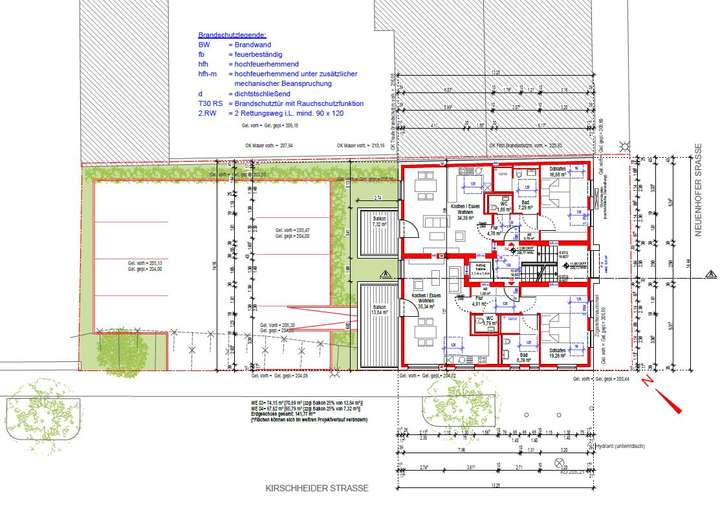 Bauantragsplanung 1. OG