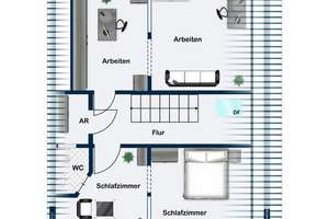 Historisches Fachwerkhaus (Wiederaufbau in Feldhausen um 1880) mit massivem Anbau (1980) – Die vollständige Adresse der Immobilie erhältst du vom Anbieter., 46244 Feldhausen, Bottrop – Vorschaubild 36