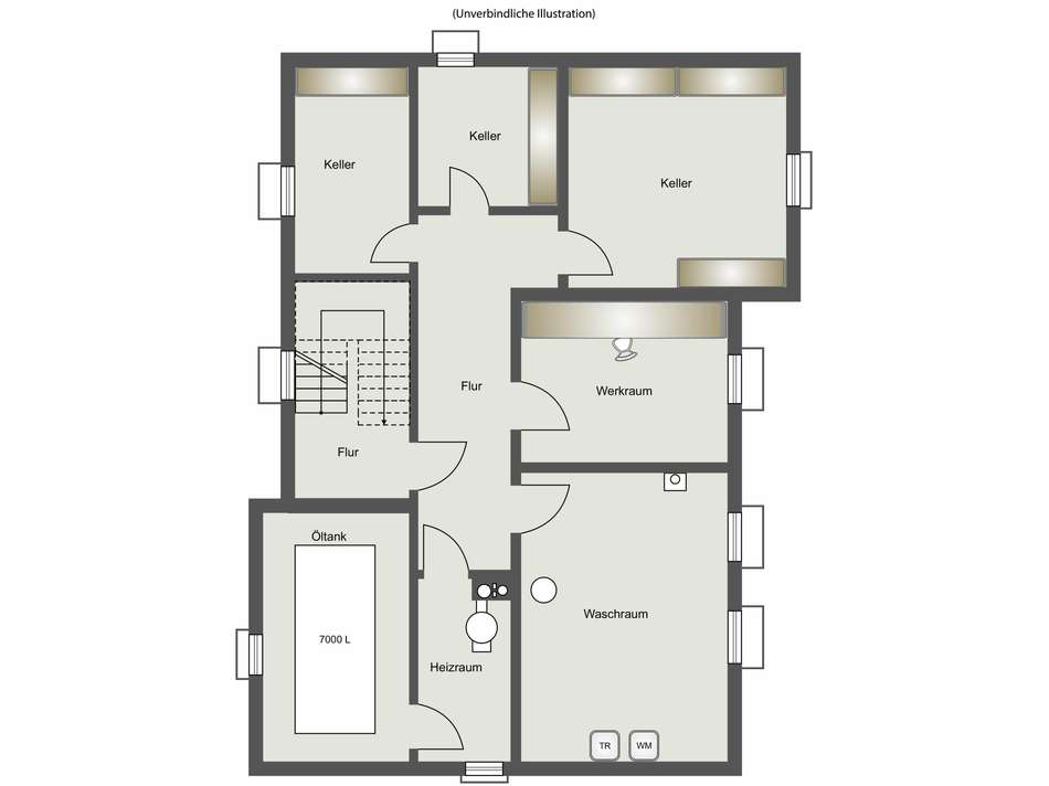 Grundriss Untergeschoss