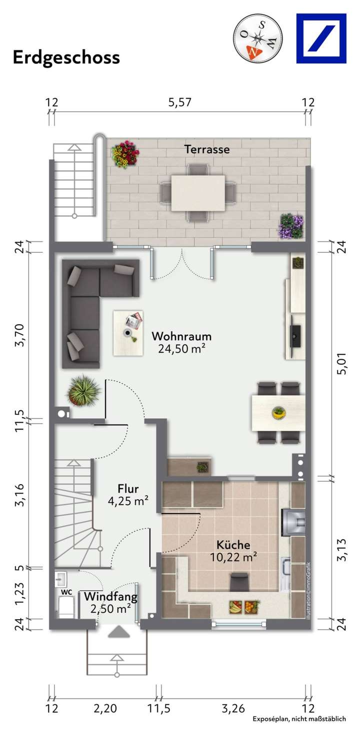 Grundriss Erdgeschoss