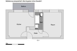 1-Zimmer-Wohnung in Braunschweig westliches Ringgebiet – Gabelsbergerstr. 13, 38118 Westliches Ringgebiet, Braunschweig – Vorschaubild 4