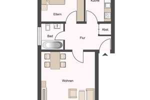 Helle 2-Zimmer-Eigentumswohnung mit Balkon & Loggia in Münster – Münster – Vorschaubild 11