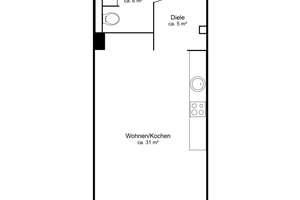 Möbliertes Studio im The Lyte! – Die vollständige Adresse der Immobilie erhältst du vom Anbieter., 20457 HafenCity, Hamburg – Vorschaubild 6