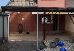 Rückansicht des Hauses