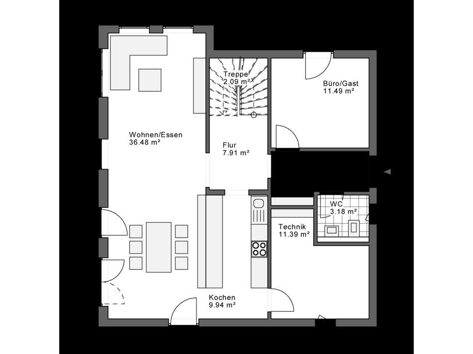 Grundriss EG