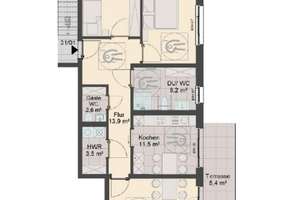 Helle 3-Zimmer Wohnung in Dortmund Innenstadt mit 101 m²